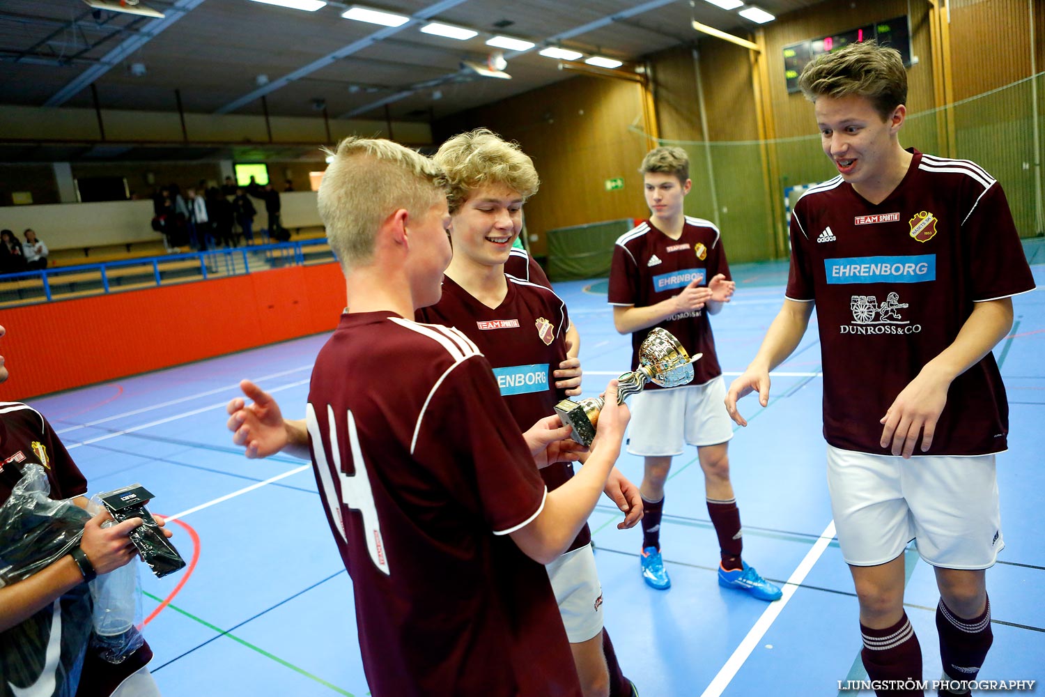 Skövde Futsalcup Herrjuniorer B-FINAL Våmbs IF-Näsets SK 2 ,herr,Arena Skövde,Skövde,Sverige,Skövde Futsalcup 2014,Futsal,2014,99648