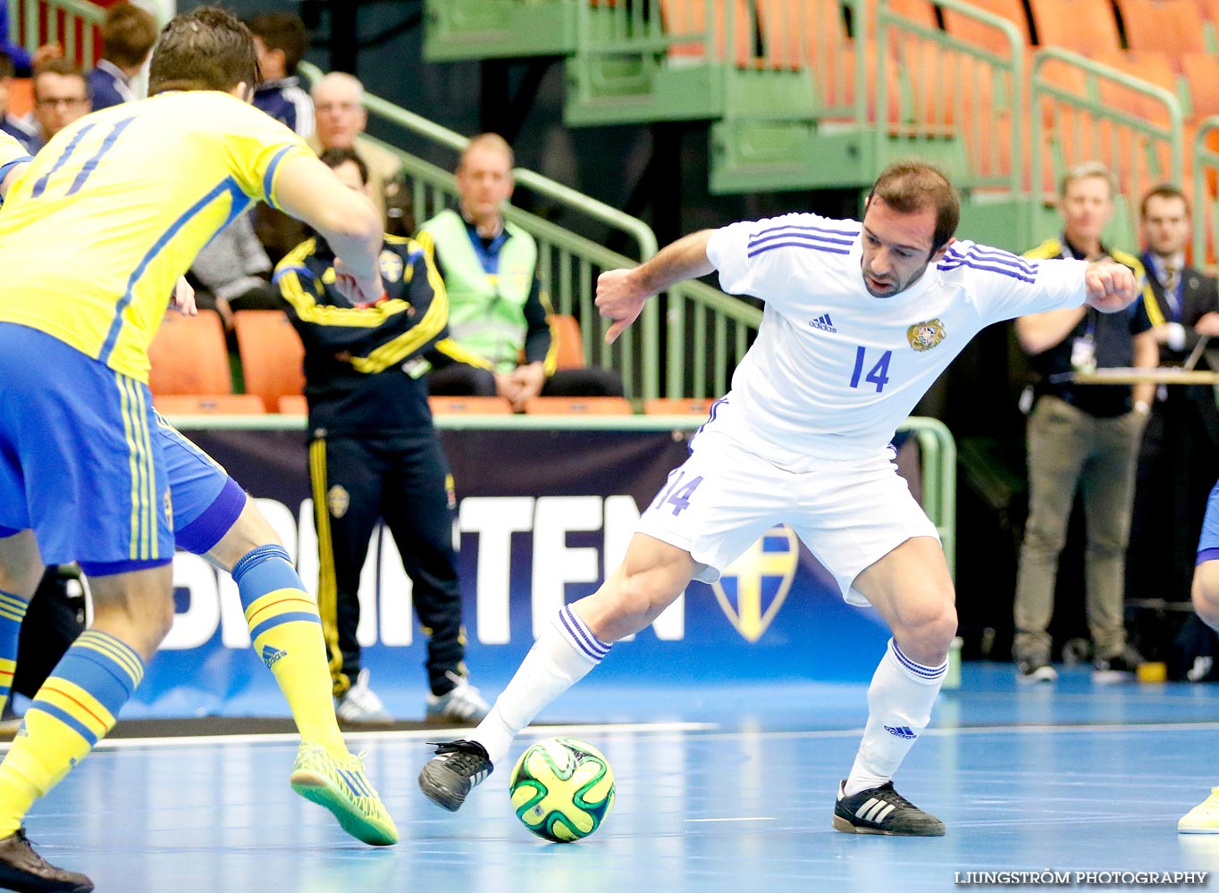 EM-kval Sverige-Armenien 3-4,herr,Arena Skövde,Skövde,Sverige,Futsal,,2015,101315