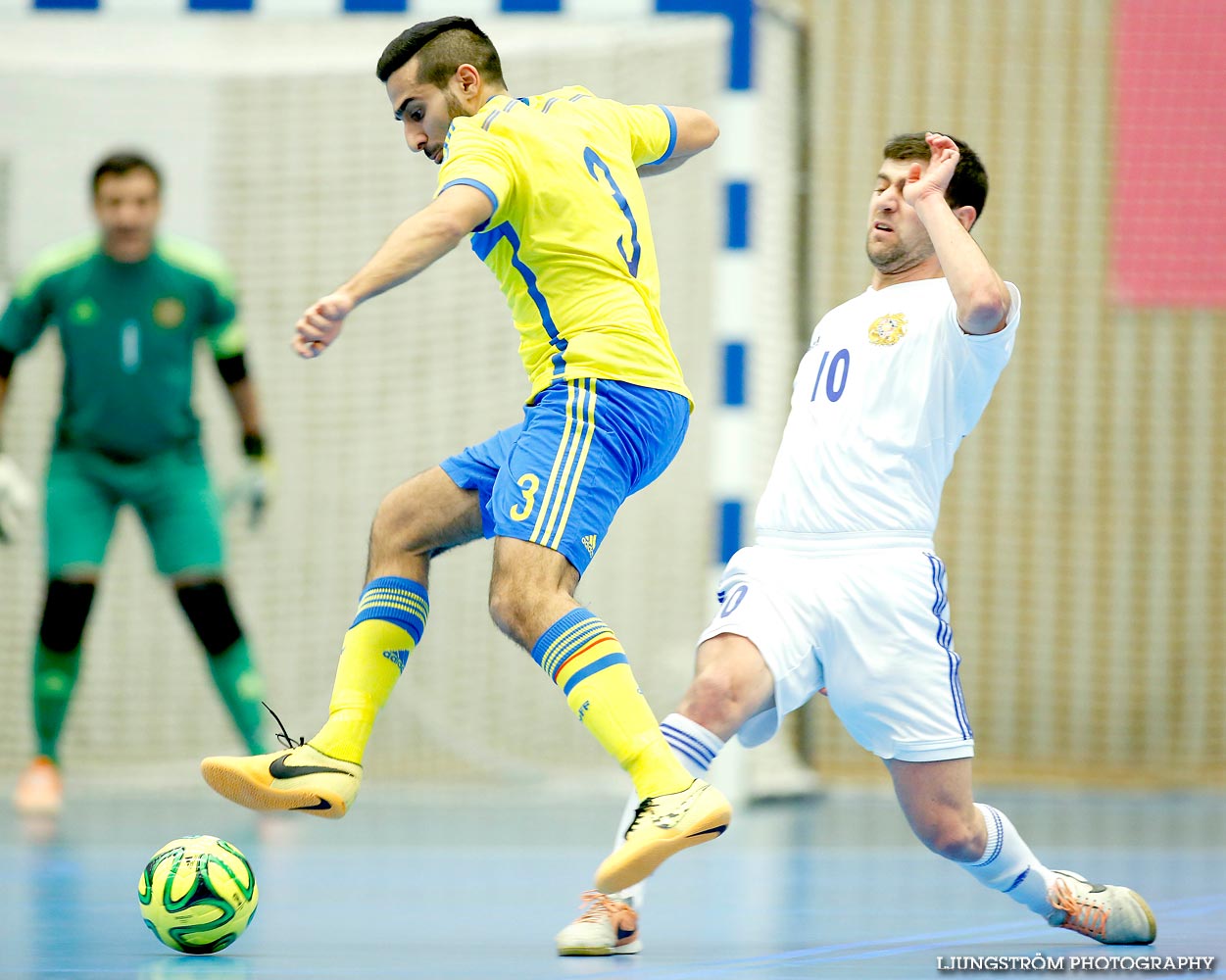 EM-kval Sverige-Armenien 3-4,herr,Arena Skövde,Skövde,Sverige,Futsal,,2015,101329