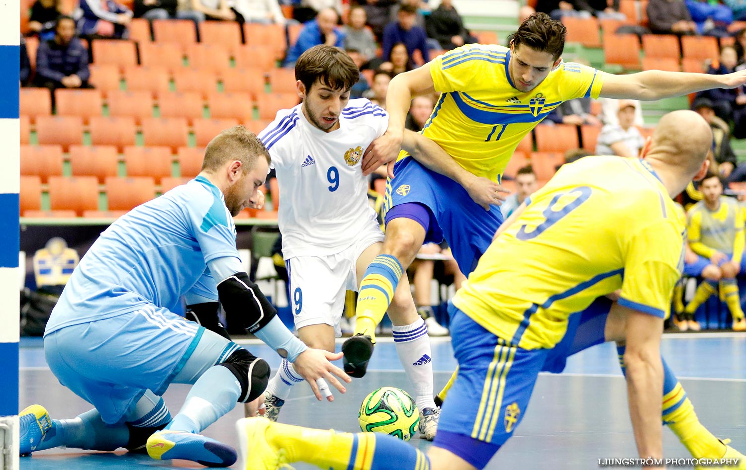 EM-kval Sverige-Armenien 3-4,herr,Arena Skövde,Skövde,Sverige,Futsal,,2015,101336