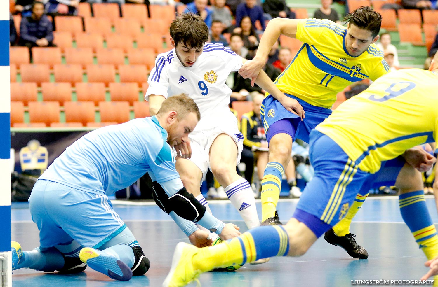 EM-kval Sverige-Armenien 3-4,herr,Arena Skövde,Skövde,Sverige,Futsal,,2015,101338
