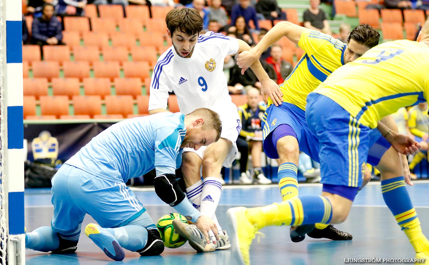 EM-kval Sverige-Armenien 3-4,herr,Arena Skövde,Skövde,Sverige,Futsal,,2015,101339