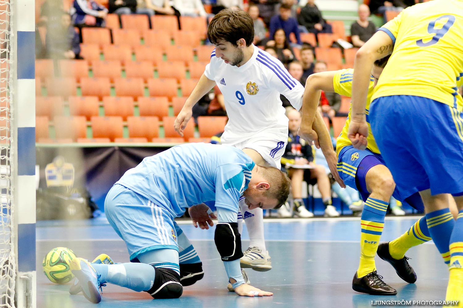 EM-kval Sverige-Armenien 3-4,herr,Arena Skövde,Skövde,Sverige,Futsal,,2015,101340
