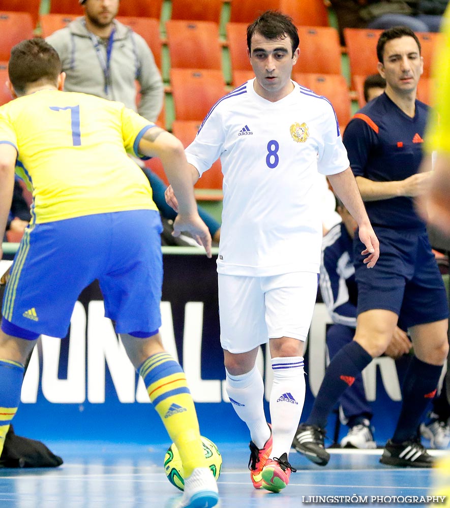 EM-kval Sverige-Armenien 3-4,herr,Arena Skövde,Skövde,Sverige,Futsal,,2015,101368