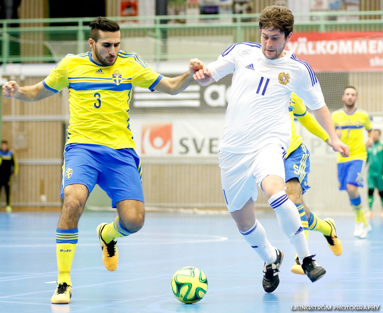 EM-kval Sverige-Armenien 3-4,herr,Arena Skövde,Skövde,Sverige,Futsal,,2015,101372