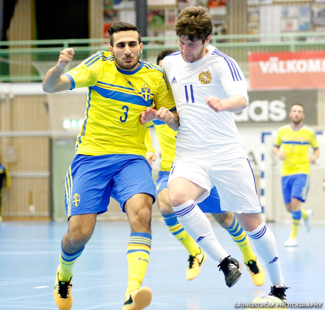 EM-kval Sverige-Armenien 3-4,herr,Arena Skövde,Skövde,Sverige,Futsal,,2015,101374