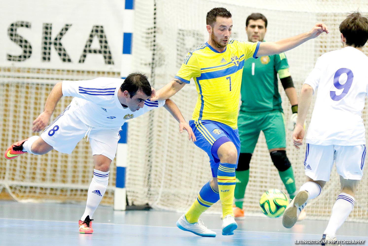 EM-kval Sverige-Armenien 3-4,herr,Arena Skövde,Skövde,Sverige,Futsal,,2015,101380