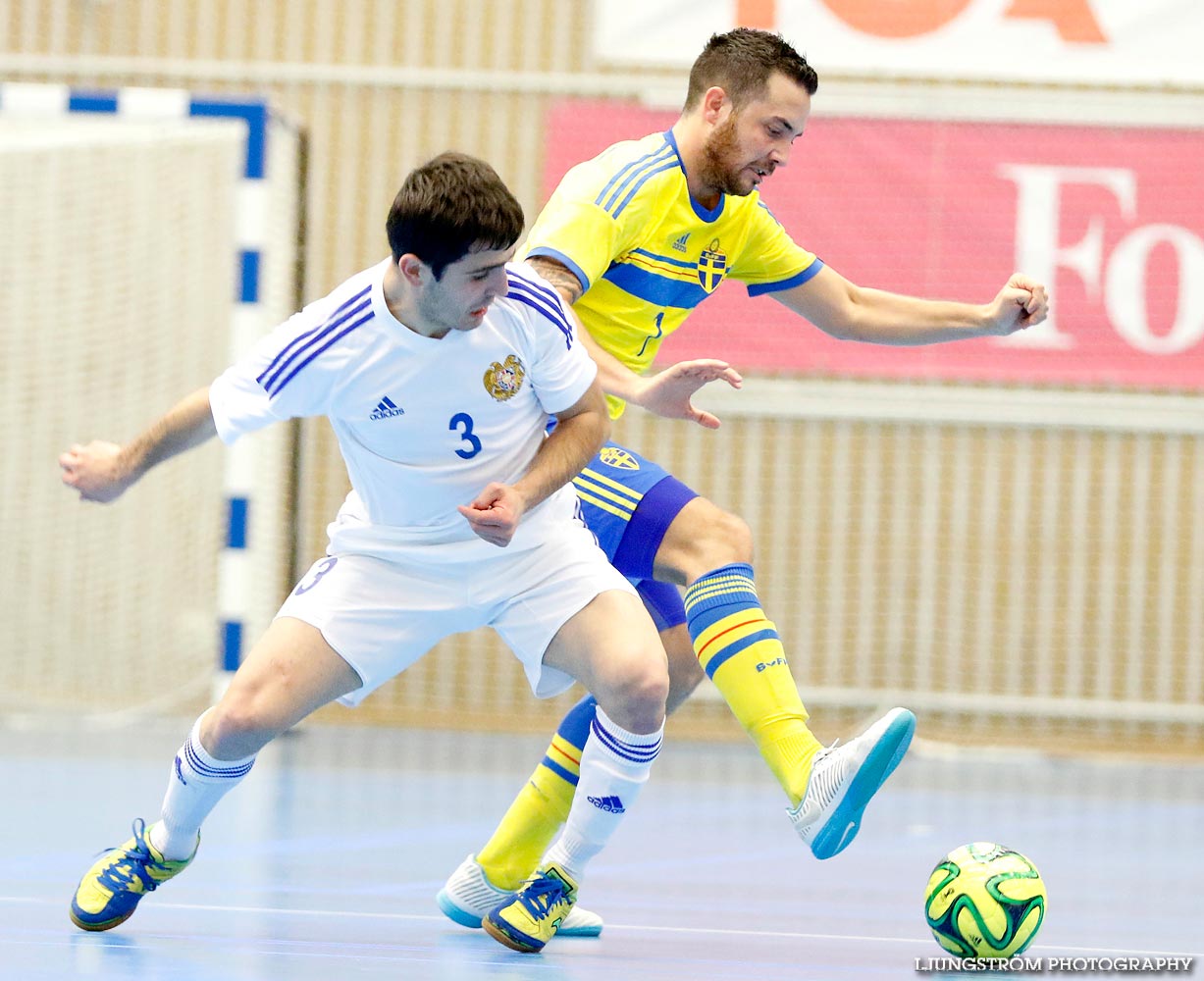 EM-kval Sverige-Armenien 3-4,herr,Arena Skövde,Skövde,Sverige,Futsal,,2015,101398