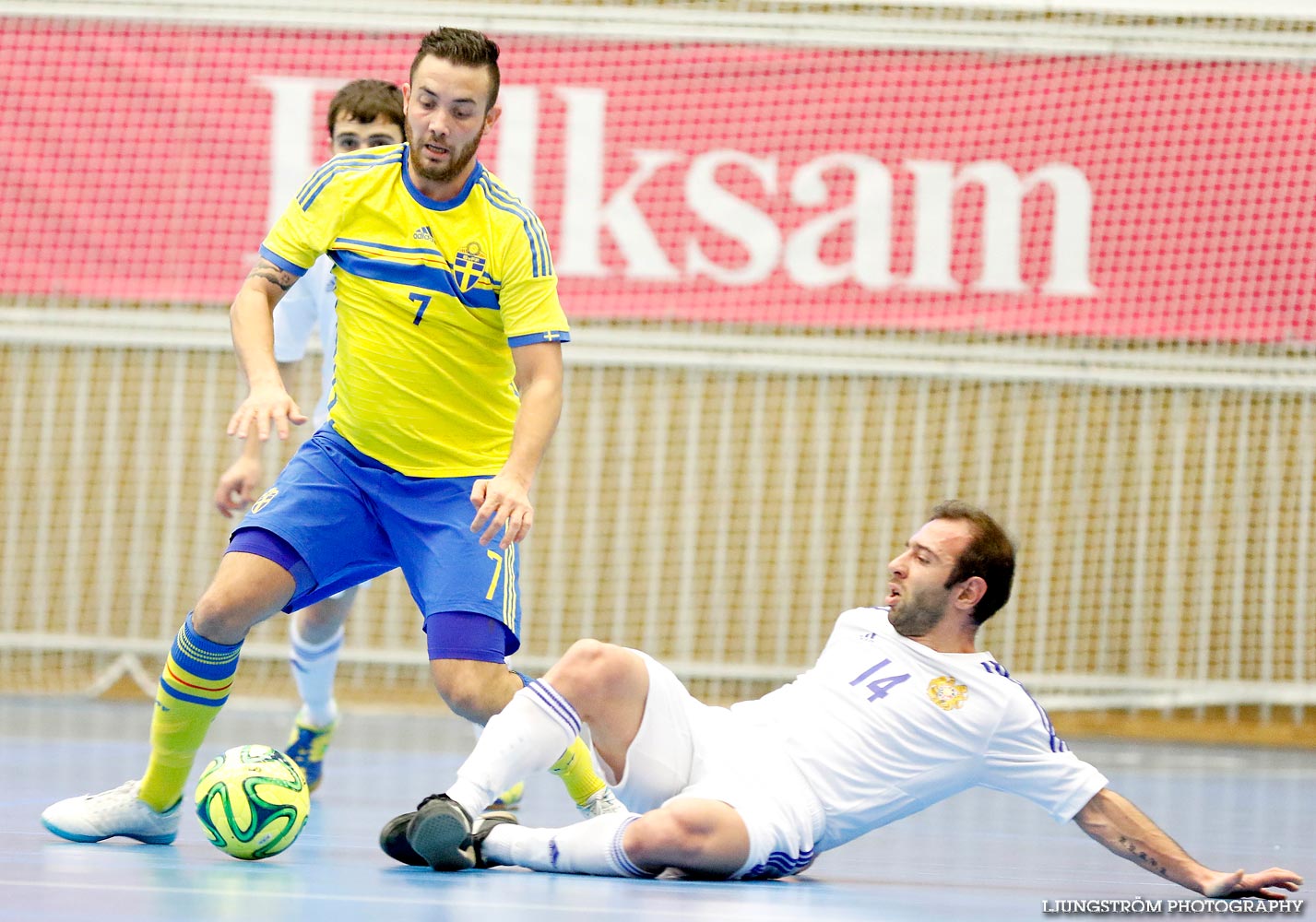 EM-kval Sverige-Armenien 3-4,herr,Arena Skövde,Skövde,Sverige,Futsal,,2015,101405