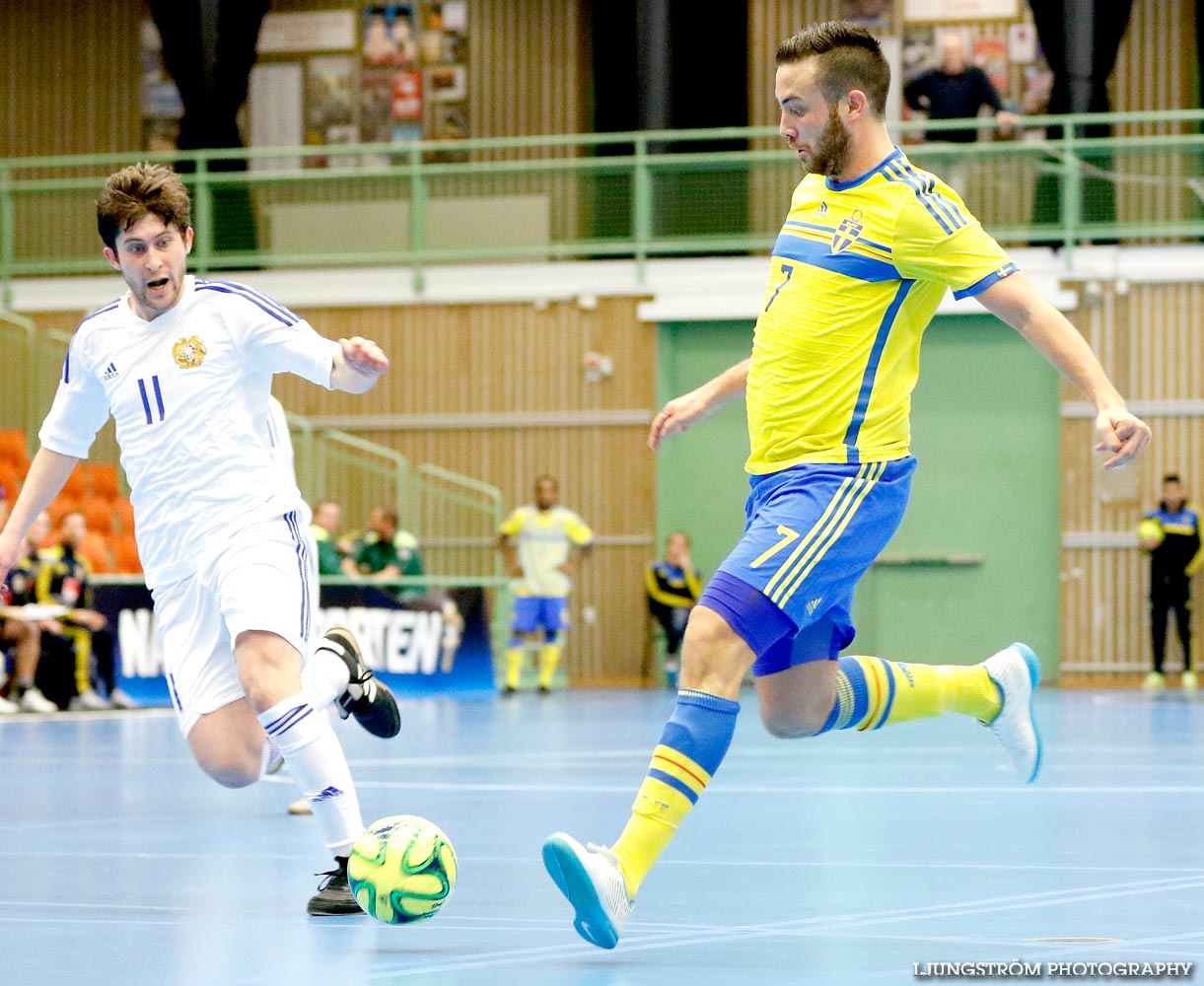 EM-kval Sverige-Armenien 3-4,herr,Arena Skövde,Skövde,Sverige,Futsal,,2015,101406
