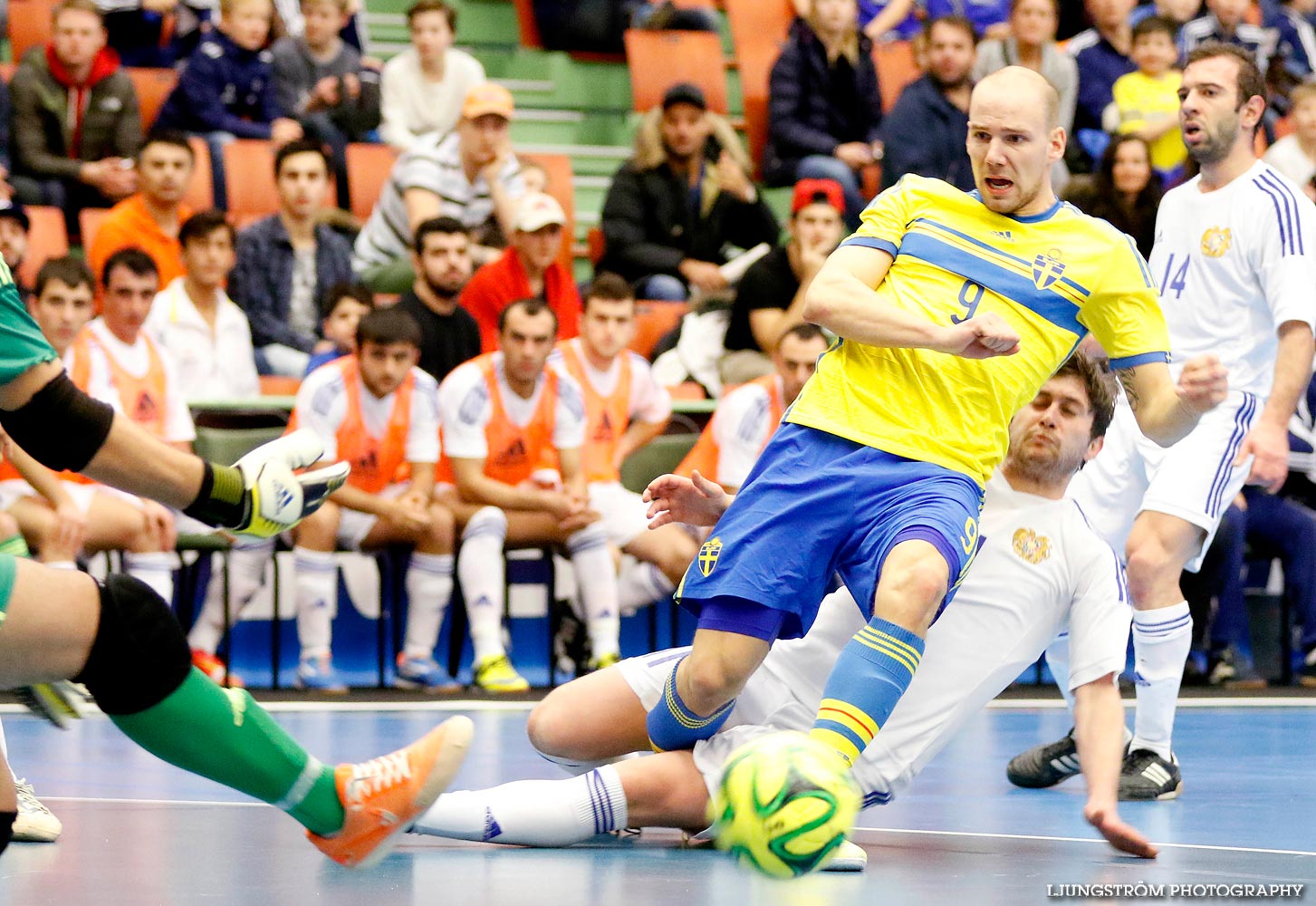 EM-kval Sverige-Armenien 3-4,herr,Arena Skövde,Skövde,Sverige,Futsal,,2015,101450
