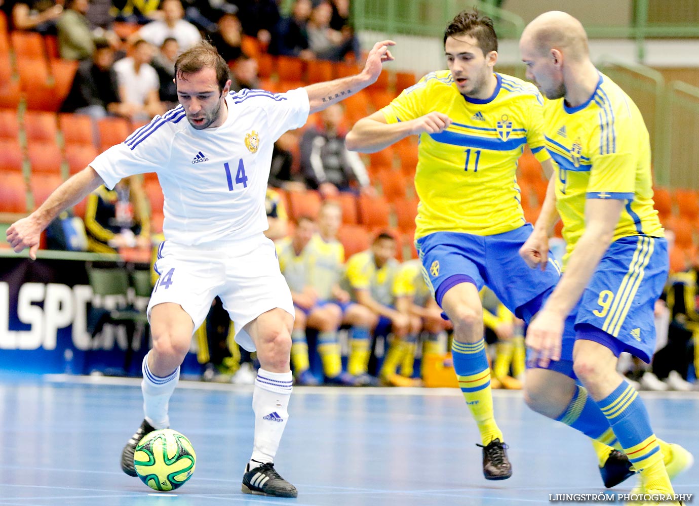 EM-kval Sverige-Armenien 3-4,herr,Arena Skövde,Skövde,Sverige,Futsal,,2015,101451