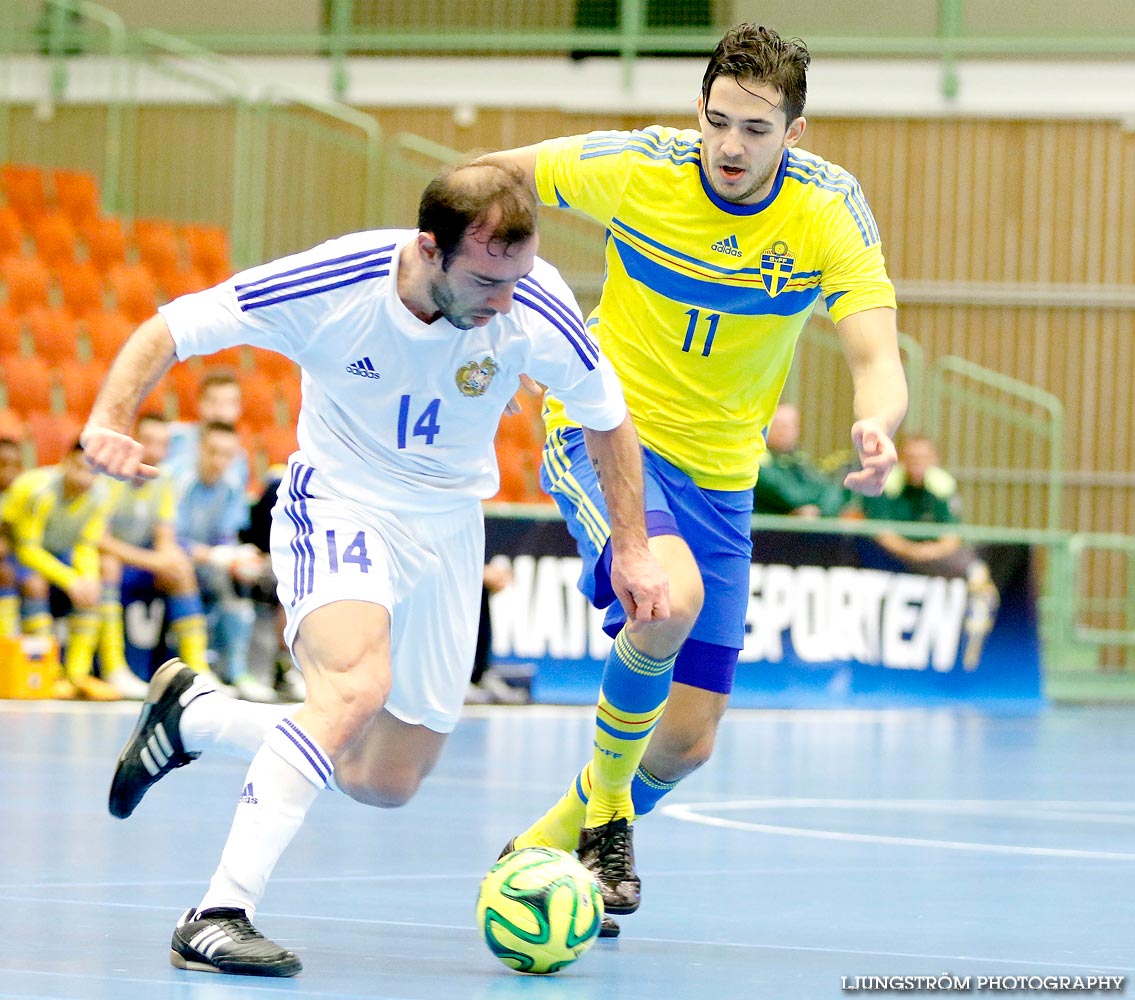 EM-kval Sverige-Armenien 3-4,herr,Arena Skövde,Skövde,Sverige,Futsal,,2015,101452