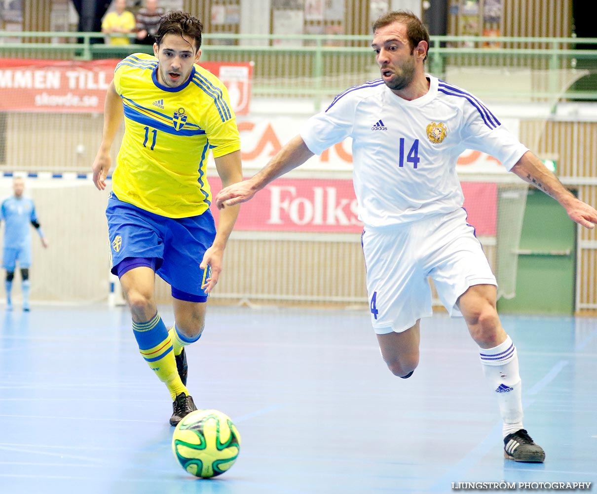 EM-kval Sverige-Armenien 3-4,herr,Arena Skövde,Skövde,Sverige,Futsal,,2015,101454