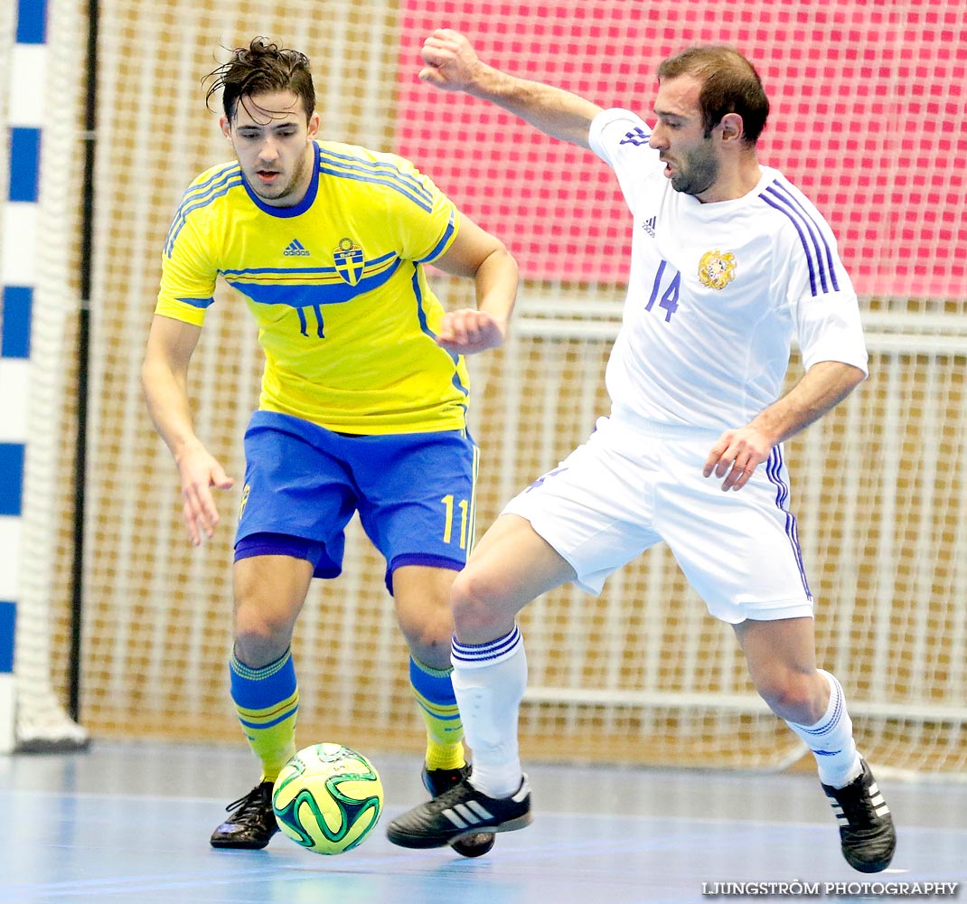 EM-kval Sverige-Armenien 3-4,herr,Arena Skövde,Skövde,Sverige,Futsal,,2015,101459