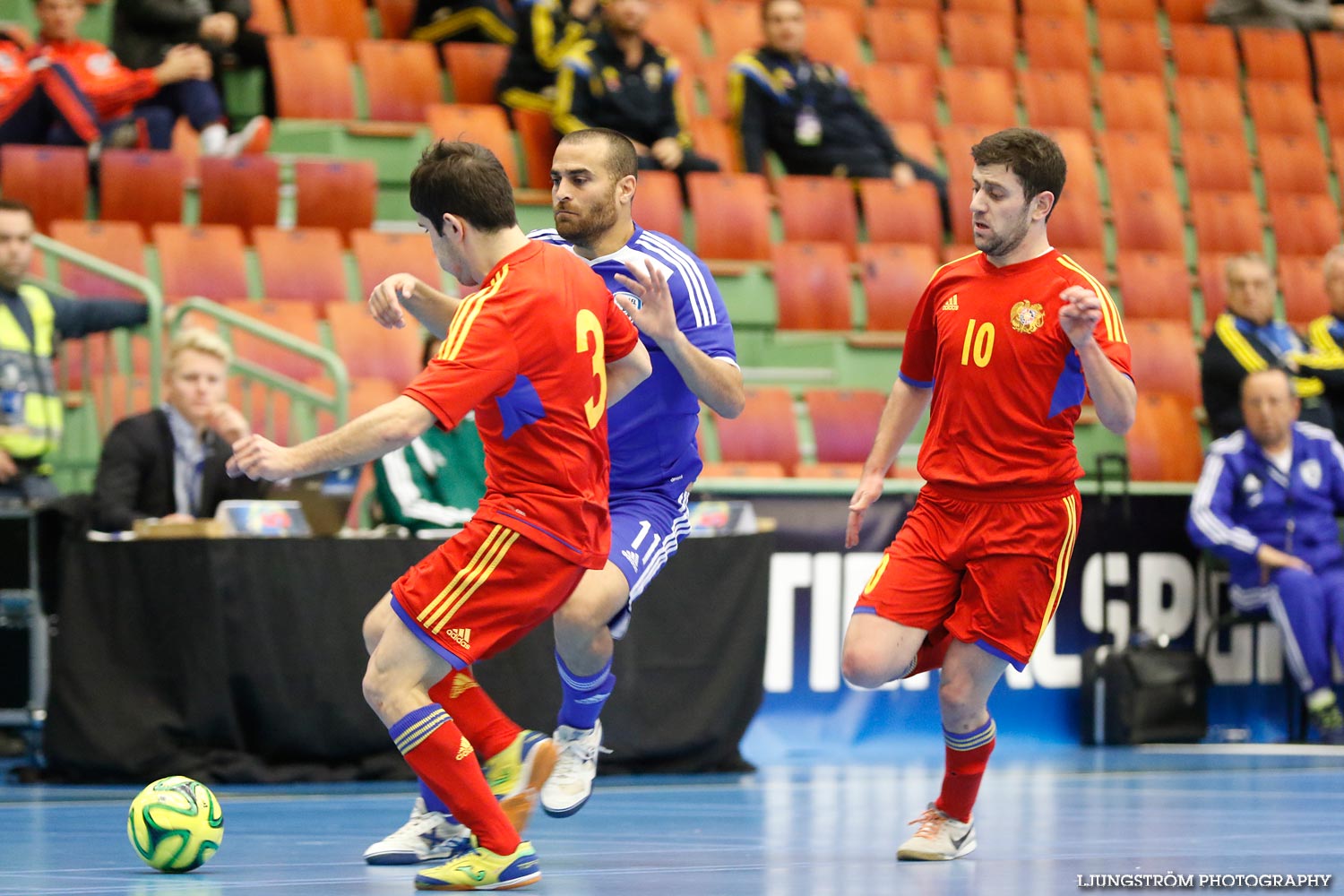 EM-kval Armenien-Israel 2-2,herr,Arena Skövde,Skövde,Sverige,Futsal,,2015,113954
