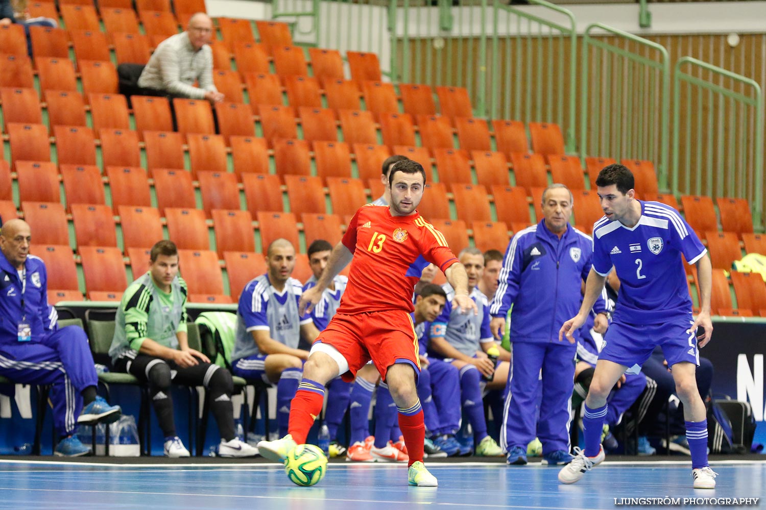 EM-kval Armenien-Israel 2-2,herr,Arena Skövde,Skövde,Sverige,Futsal,,2015,113955