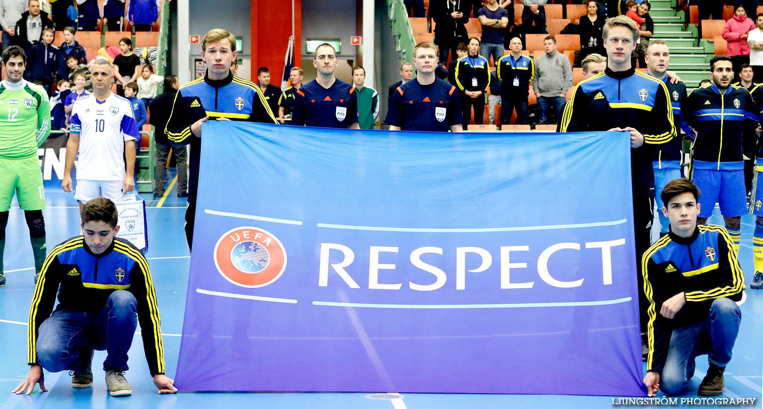 EM-kval Israel-Sverige 0-4,herr,Arena Skövde,Skövde,Sverige,Futsal,,2015,101723