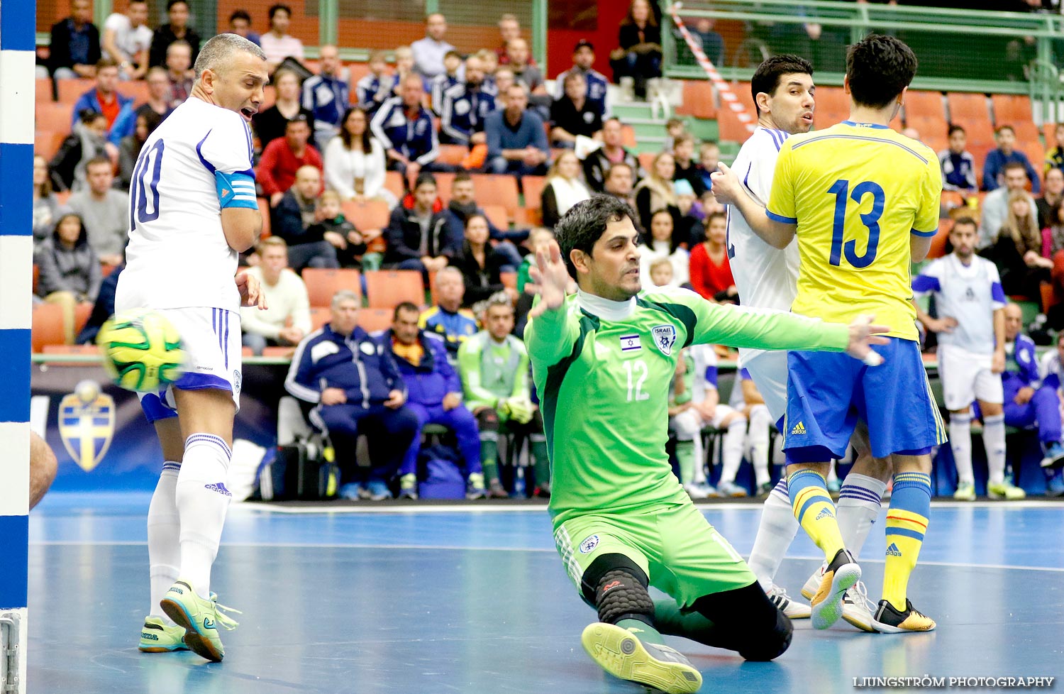 EM-kval Israel-Sverige 0-4,herr,Arena Skövde,Skövde,Sverige,Futsal,,2015,101742