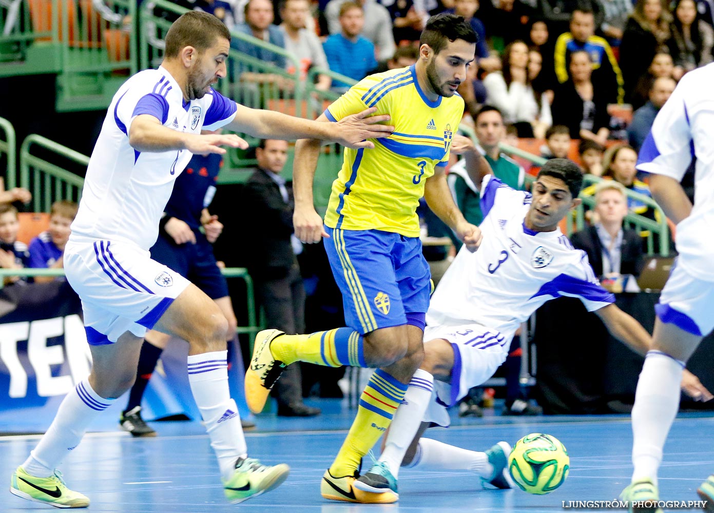 EM-kval Israel-Sverige 0-4,herr,Arena Skövde,Skövde,Sverige,Futsal,,2015,101756