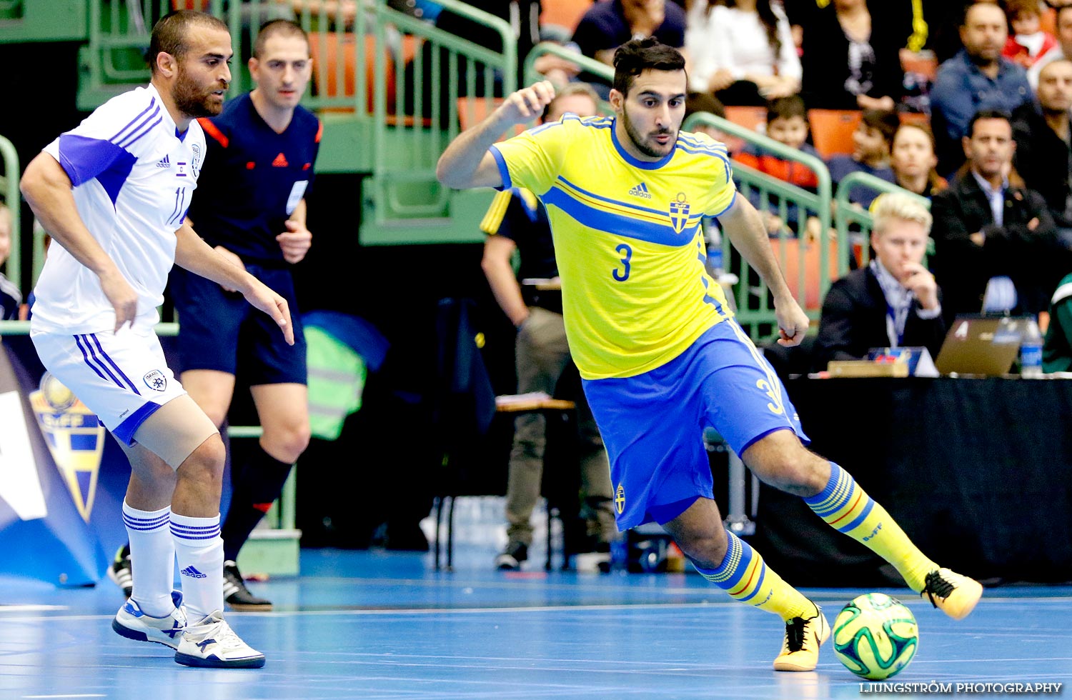 EM-kval Israel-Sverige 0-4,herr,Arena Skövde,Skövde,Sverige,Futsal,,2015,101775
