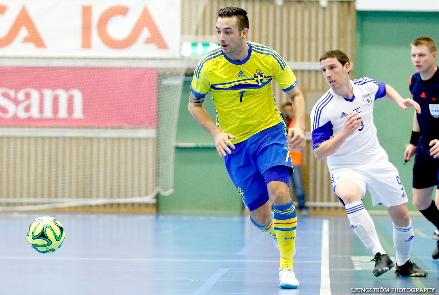EM-kval Israel-Sverige 0-4,herr,Arena Skövde,Skövde,Sverige,Futsal,,2015,101777