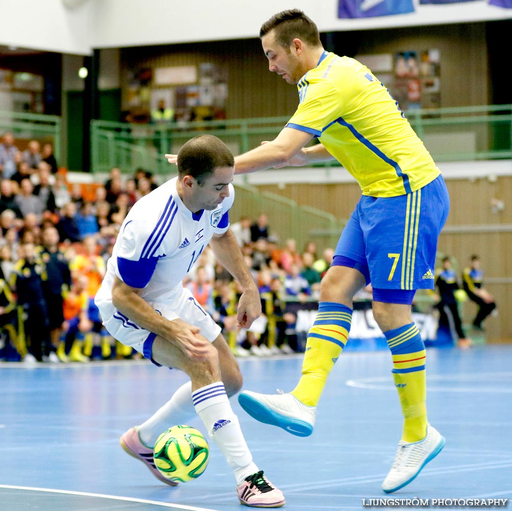 EM-kval Israel-Sverige 0-4,herr,Arena Skövde,Skövde,Sverige,Futsal,,2015,101779