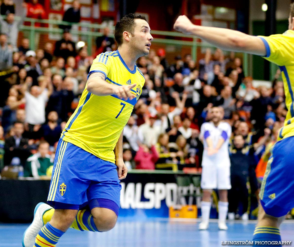 EM-kval Israel-Sverige 0-4,herr,Arena Skövde,Skövde,Sverige,Futsal,,2015,101780