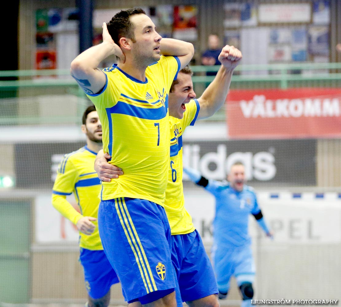 EM-kval Israel-Sverige 0-4,herr,Arena Skövde,Skövde,Sverige,Futsal,,2015,101782