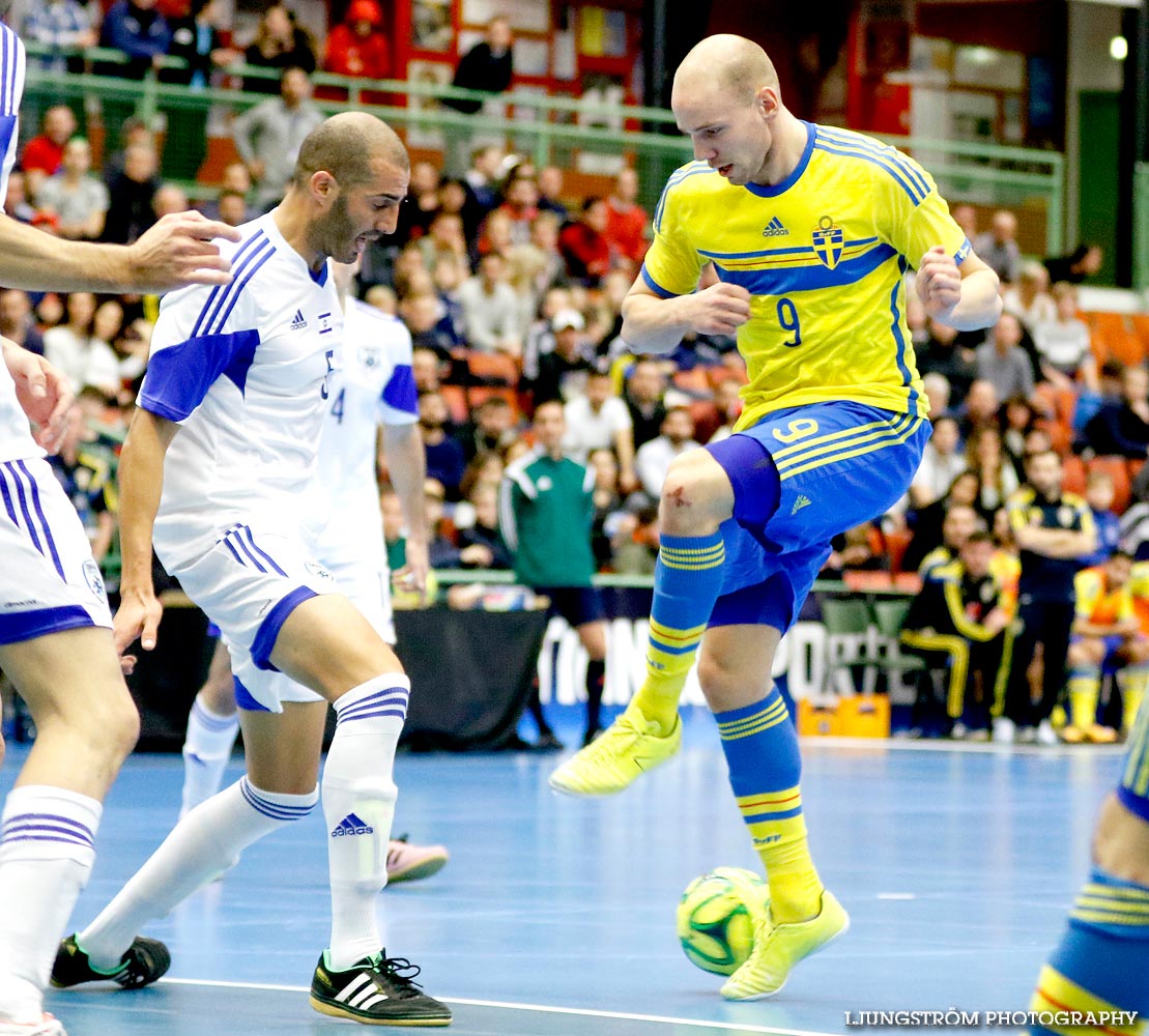 EM-kval Israel-Sverige 0-4,herr,Arena Skövde,Skövde,Sverige,Futsal,,2015,101798