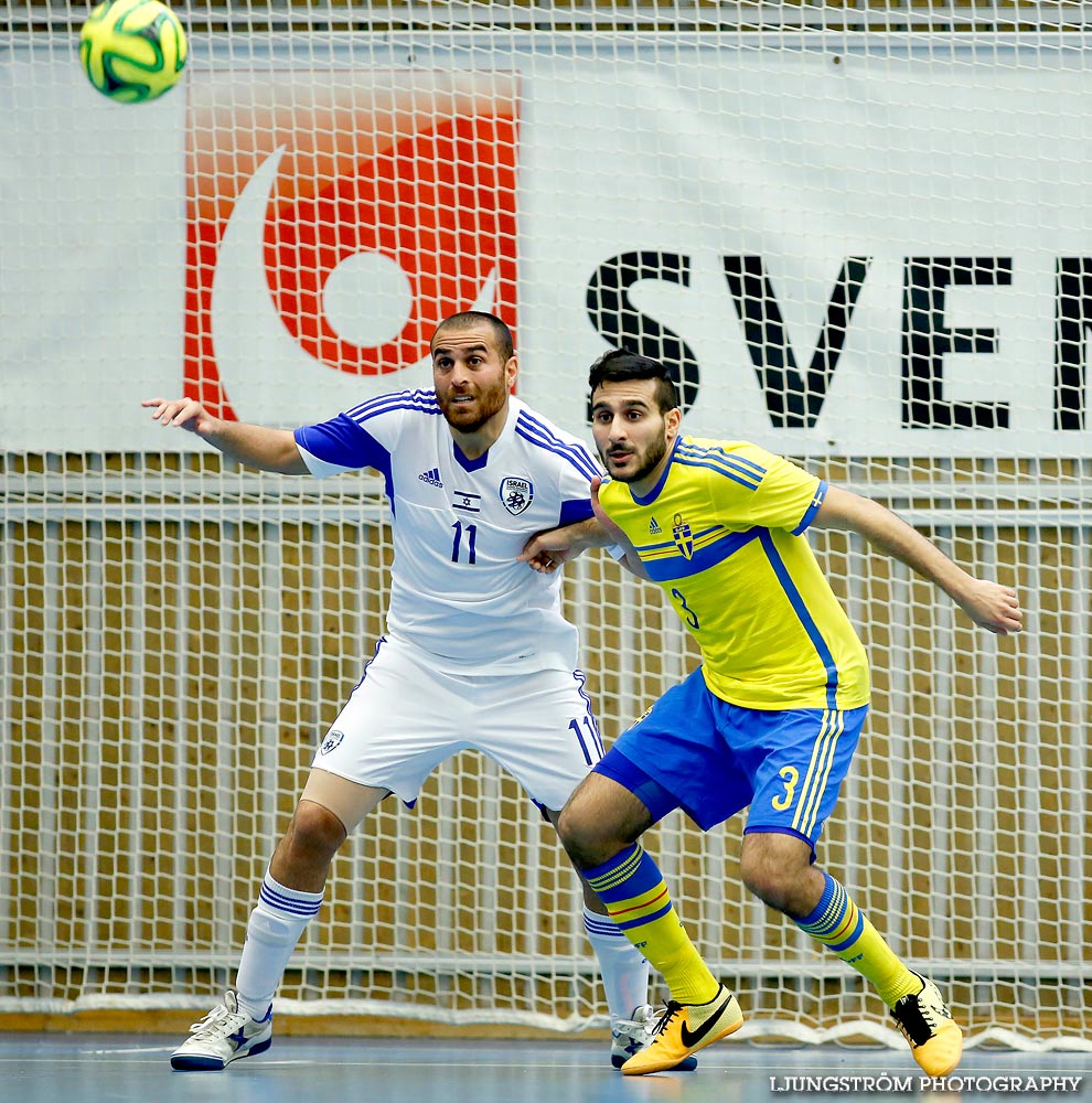 EM-kval Israel-Sverige 0-4,herr,Arena Skövde,Skövde,Sverige,Futsal,,2015,101807