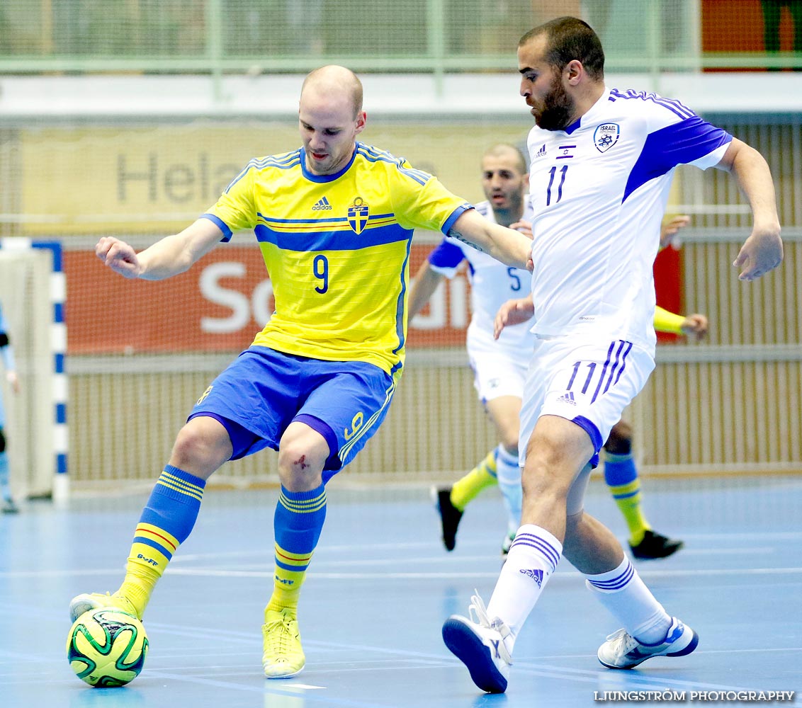 EM-kval Israel-Sverige 0-4,herr,Arena Skövde,Skövde,Sverige,Futsal,,2015,101819