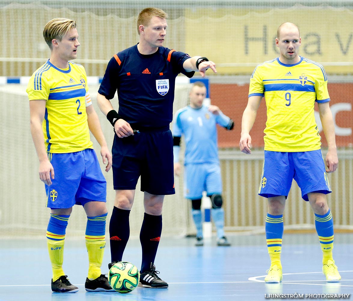 EM-kval Israel-Sverige 0-4,herr,Arena Skövde,Skövde,Sverige,Futsal,,2015,101844