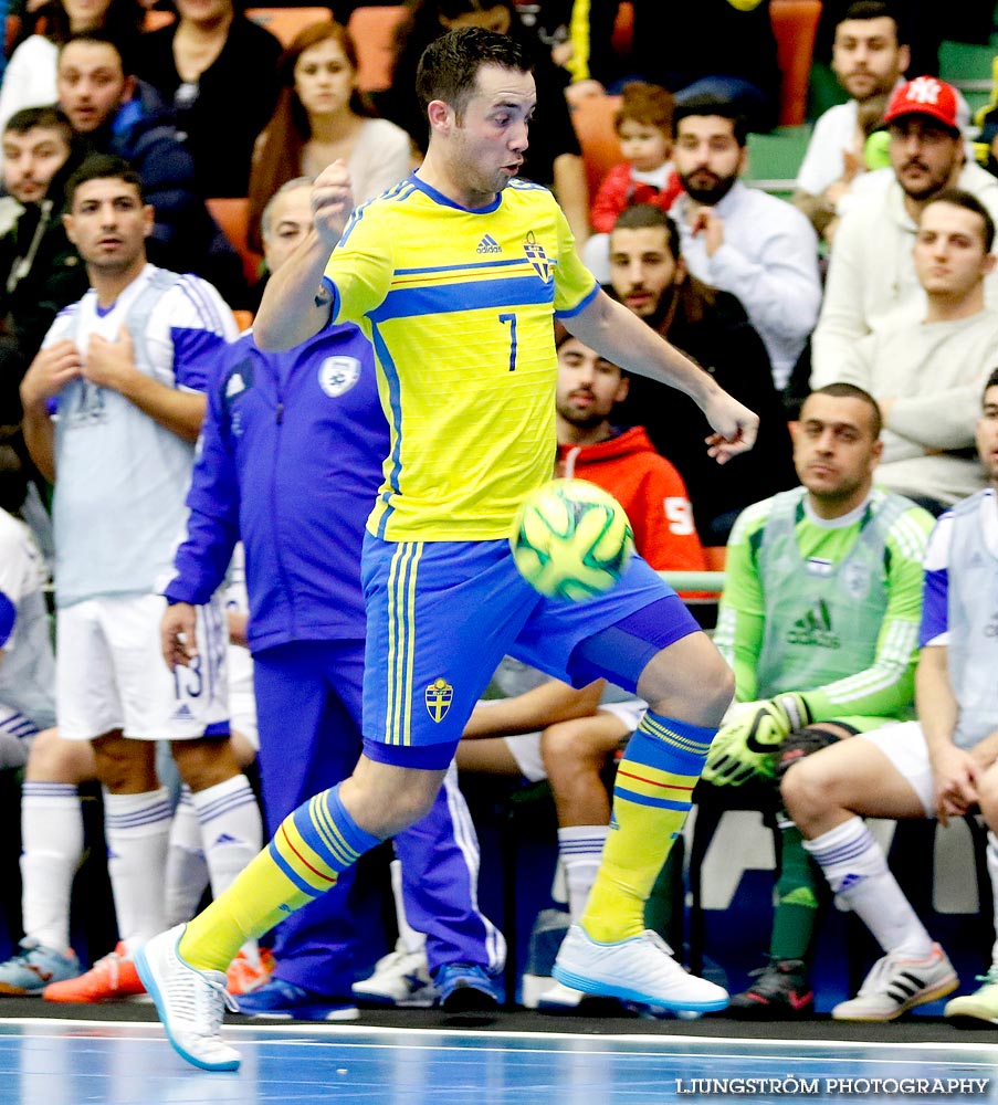 EM-kval Israel-Sverige 0-4,herr,Arena Skövde,Skövde,Sverige,Futsal,,2015,101845