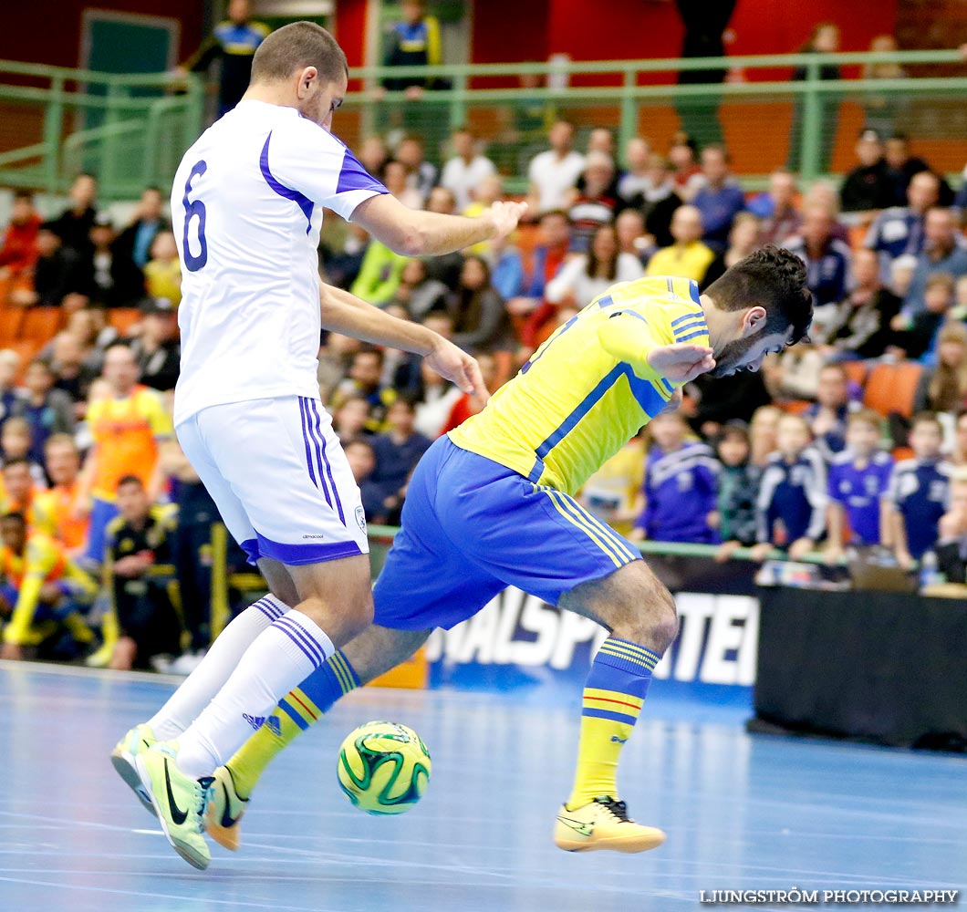 EM-kval Israel-Sverige 0-4,herr,Arena Skövde,Skövde,Sverige,Futsal,,2015,101847
