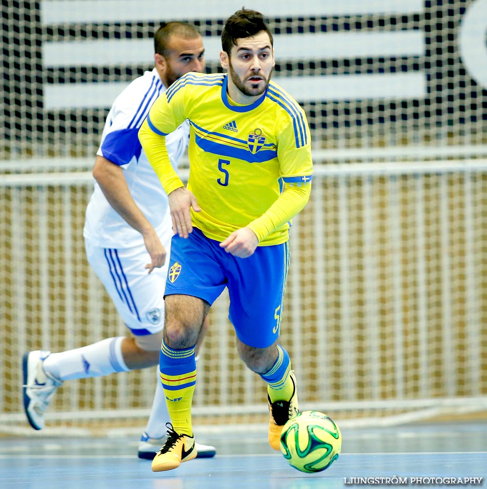 EM-kval Israel-Sverige 0-4,herr,Arena Skövde,Skövde,Sverige,Futsal,,2015,101862