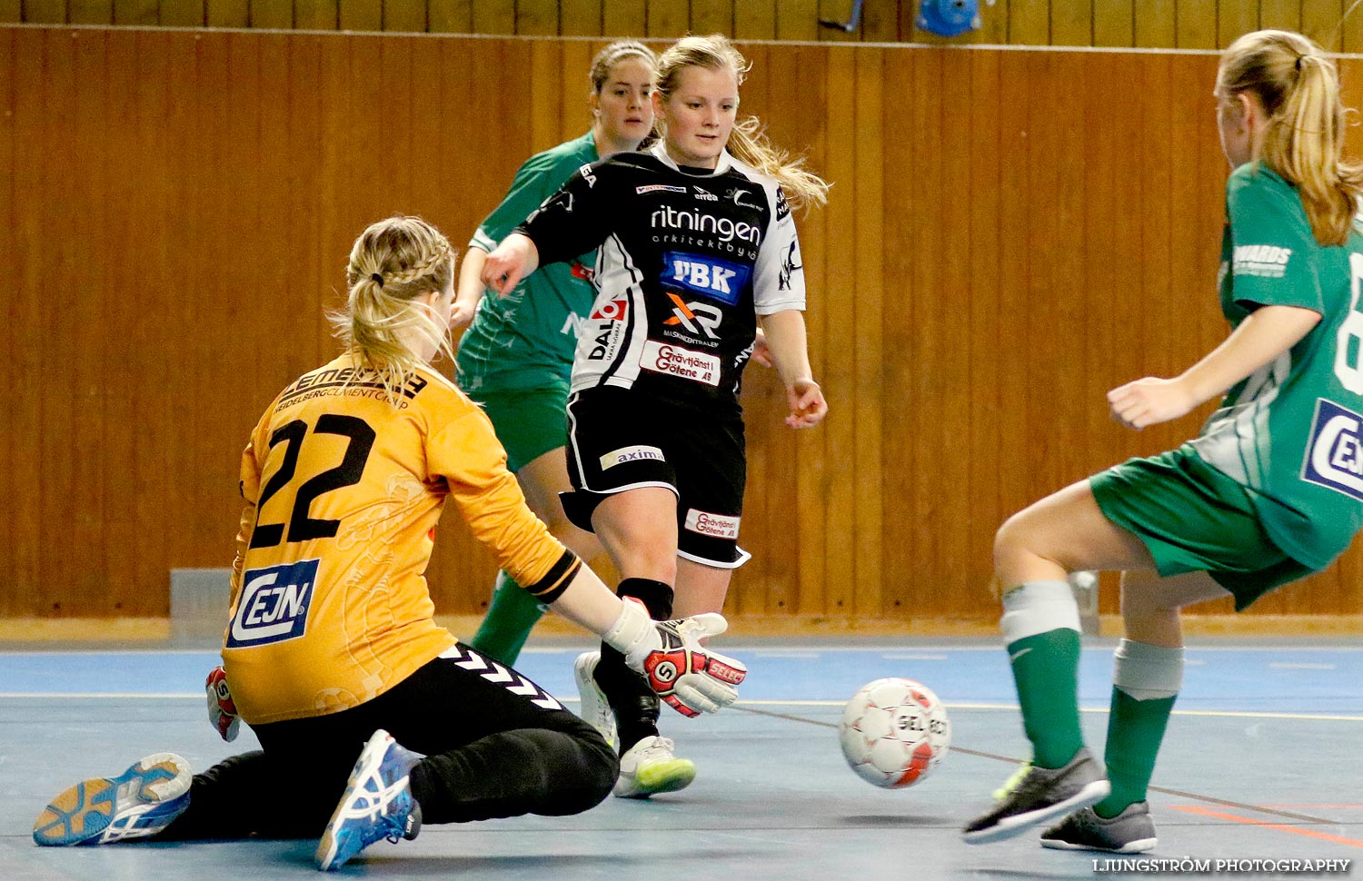 Möbelcupen FINAL Våmbs IF-Skövde KIK 0-4,dam,Tibro Sporthall,Tibro,Sverige,Futsal,,2015,103491