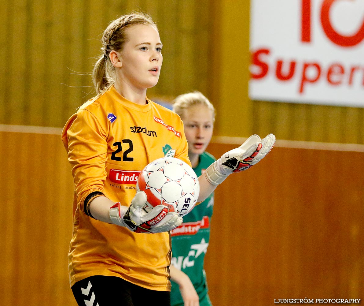 Möbelcupen FINAL Våmbs IF-Skövde KIK 0-4,dam,Tibro Sporthall,Tibro,Sverige,Futsal,,2015,103497