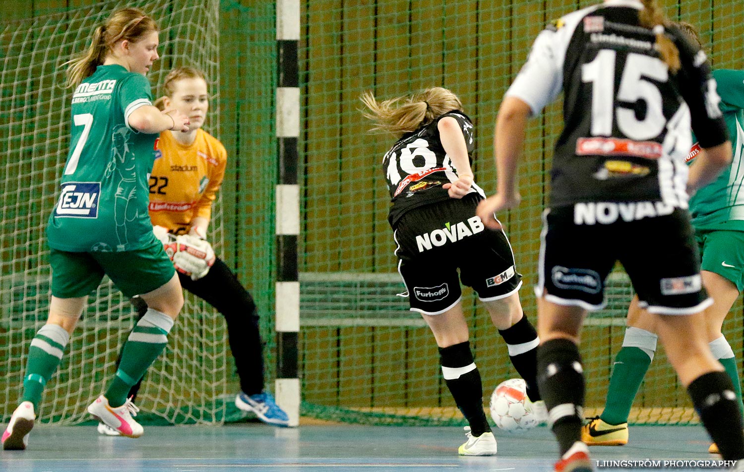 Möbelcupen FINAL Våmbs IF-Skövde KIK 0-4,dam,Tibro Sporthall,Tibro,Sverige,Futsal,,2015,103516