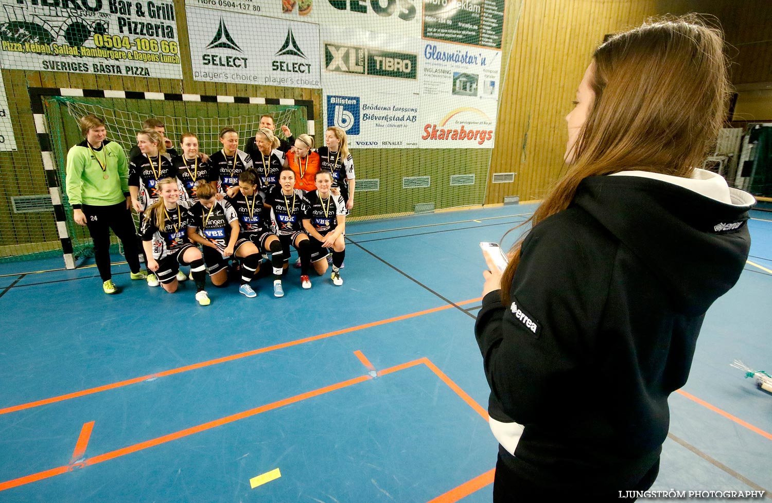 Möbelcupen FINAL Våmbs IF-Skövde KIK 0-4,dam,Tibro Sporthall,Tibro,Sverige,Futsal,,2015,103555