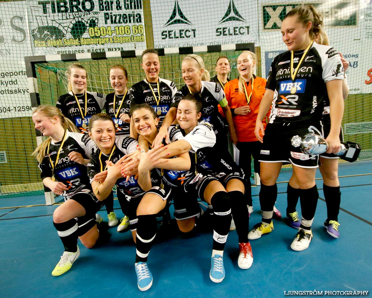 Möbelcupen FINAL Våmbs IF-Skövde KIK 0-4,dam,Tibro Sporthall,Tibro,Sverige,Futsal,,2015,103557