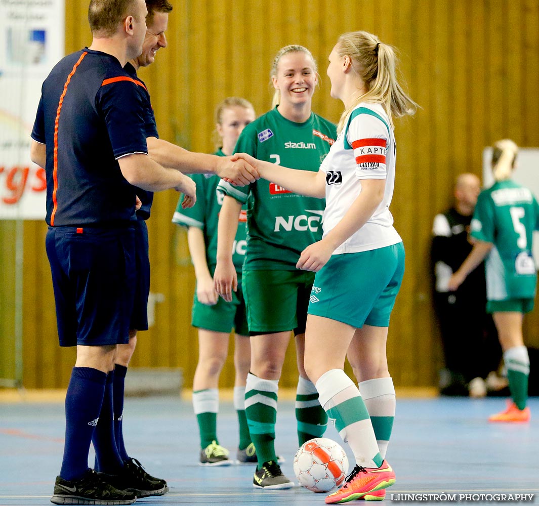 Möbelcupen 1/4-final Hörnebo SK-Våmbs IF 2-3,dam,Tibro Sporthall,Tibro,Sverige,Futsal,,2015,103984