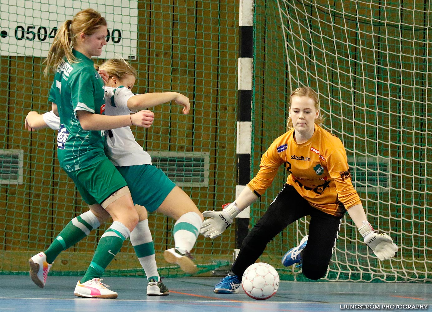 Möbelcupen 1/4-final Hörnebo SK-Våmbs IF 2-3,dam,Tibro Sporthall,Tibro,Sverige,Futsal,,2015,103988