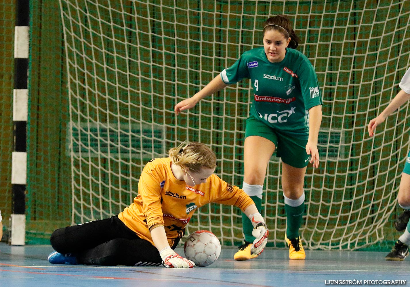 Möbelcupen 1/4-final Hörnebo SK-Våmbs IF 2-3,dam,Tibro Sporthall,Tibro,Sverige,Futsal,,2015,103989