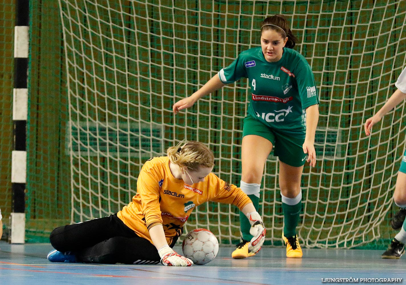 Möbelcupen 1/4-final Hörnebo SK-Våmbs IF 2-3,dam,Tibro Sporthall,Tibro,Sverige,Futsal,,2015,103989