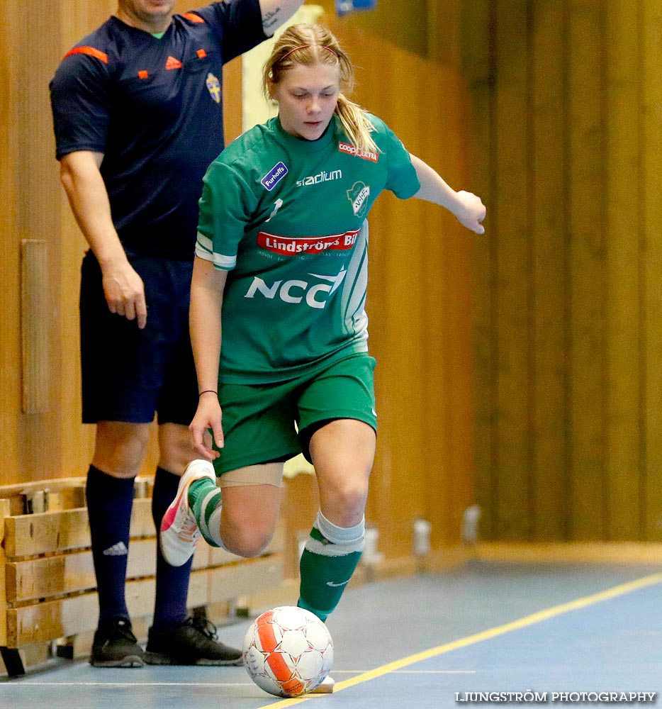 Möbelcupen 1/4-final Hörnebo SK-Våmbs IF 2-3,dam,Tibro Sporthall,Tibro,Sverige,Futsal,,2015,103992