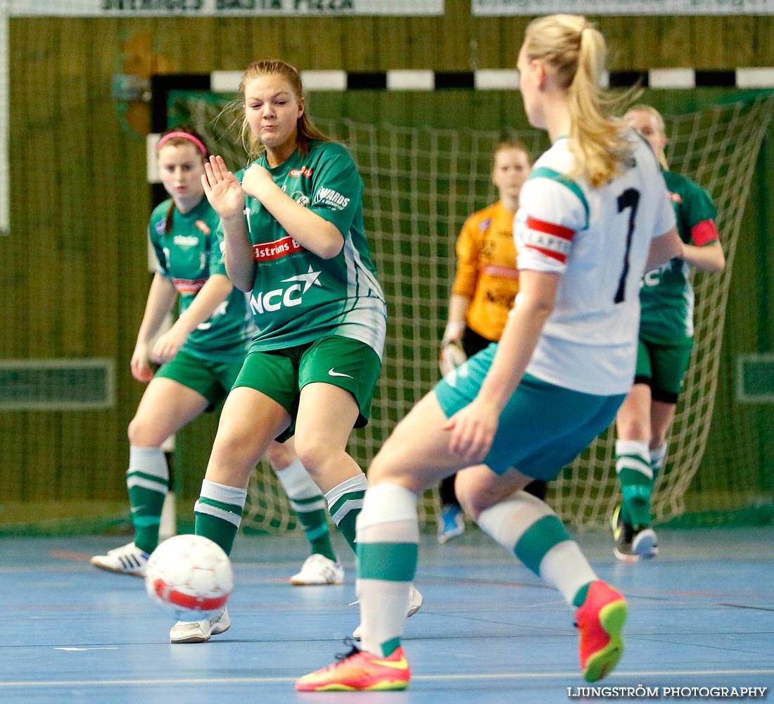 Möbelcupen 1/4-final Hörnebo SK-Våmbs IF 2-3,dam,Tibro Sporthall,Tibro,Sverige,Futsal,,2015,103997