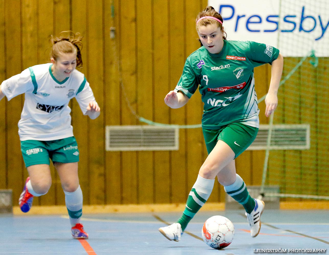 Möbelcupen 1/4-final Hörnebo SK-Våmbs IF 2-3,dam,Tibro Sporthall,Tibro,Sverige,Futsal,,2015,103998