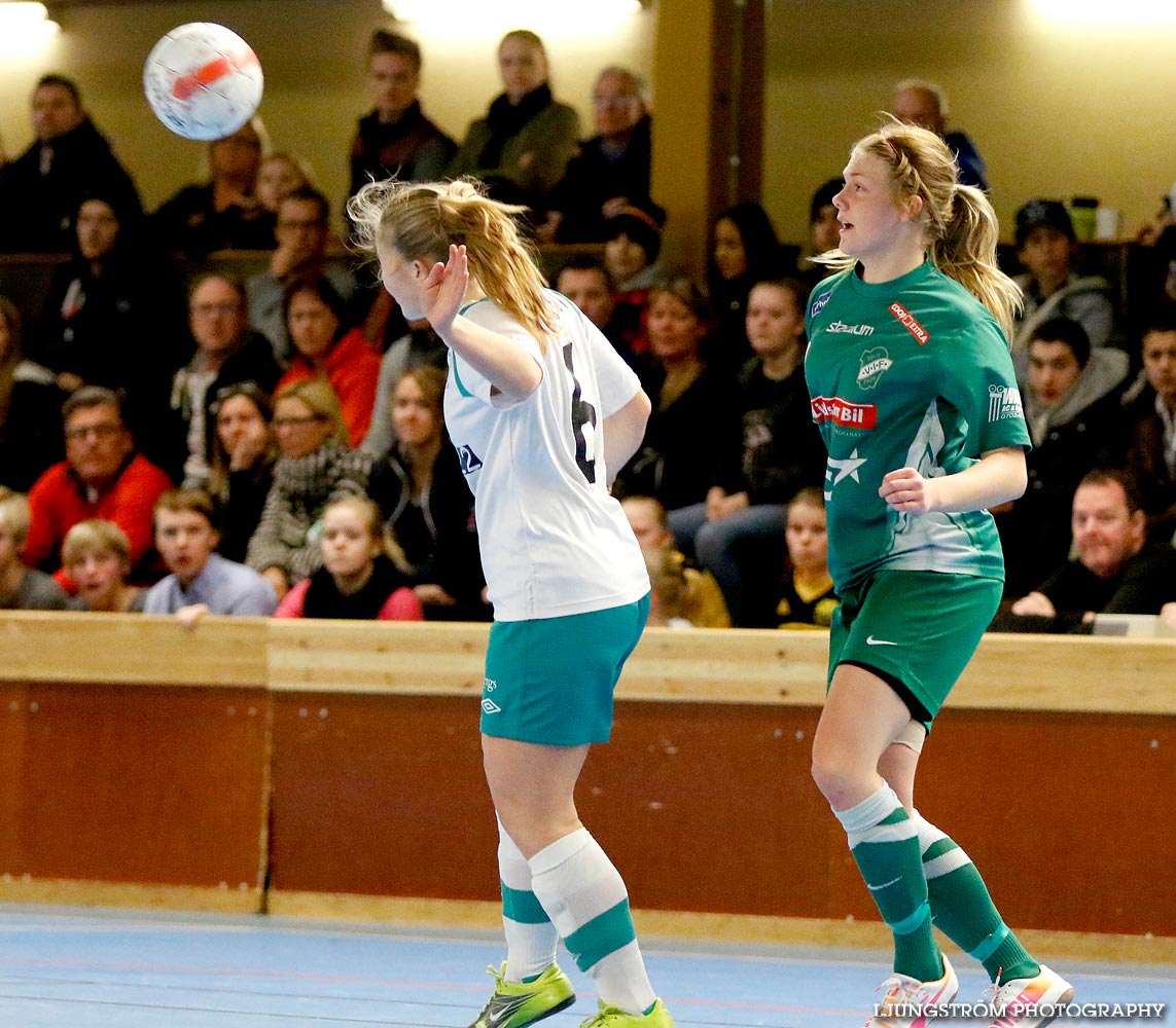 Möbelcupen 1/4-final Hörnebo SK-Våmbs IF 2-3,dam,Tibro Sporthall,Tibro,Sverige,Futsal,,2015,104004