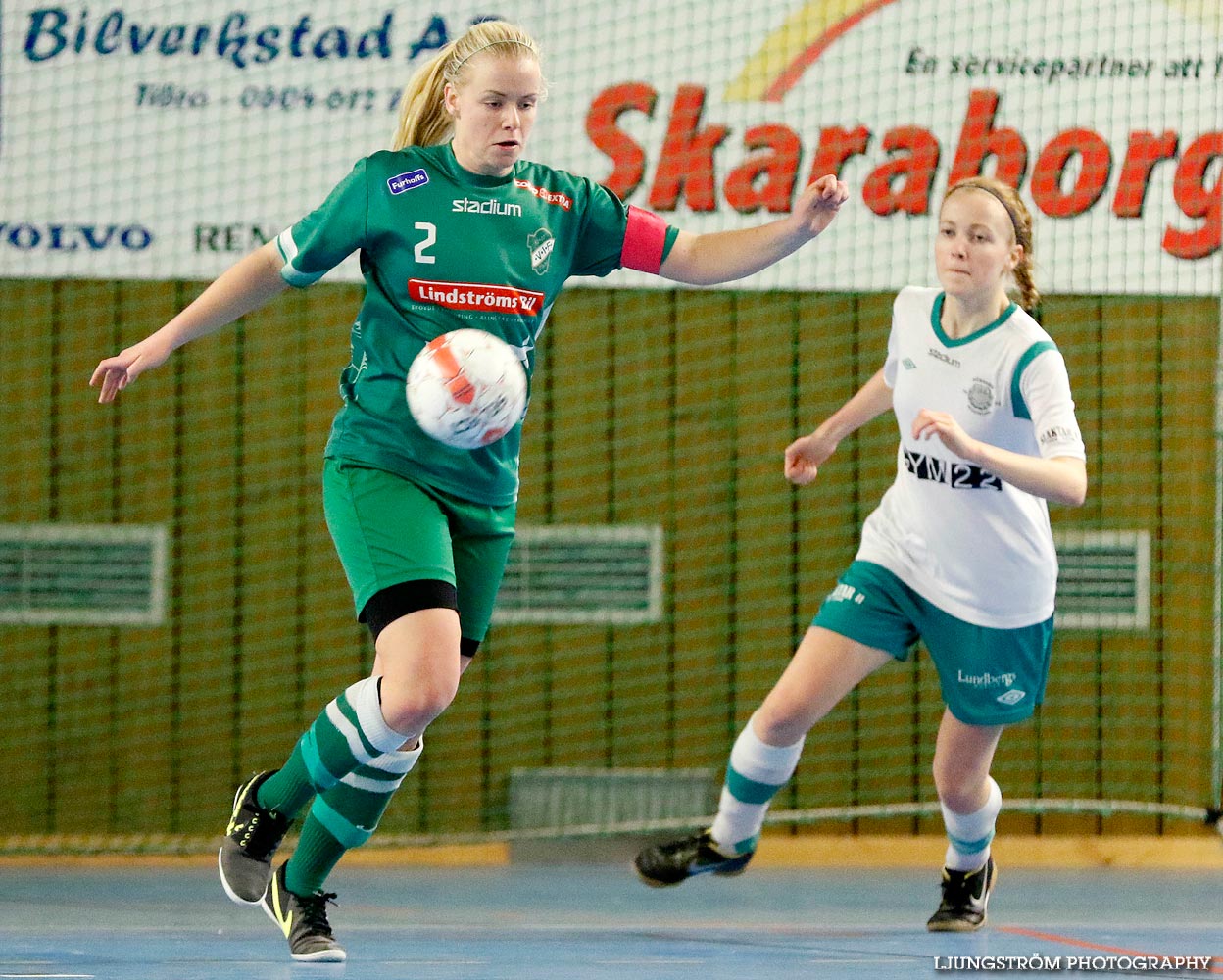 Möbelcupen 1/4-final Hörnebo SK-Våmbs IF 2-3,dam,Tibro Sporthall,Tibro,Sverige,Futsal,,2015,104010